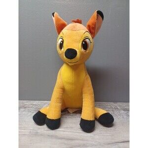 Disney Classics Bambi Plush Stuffed Animal 12” Tall Super Clean Big Eyes